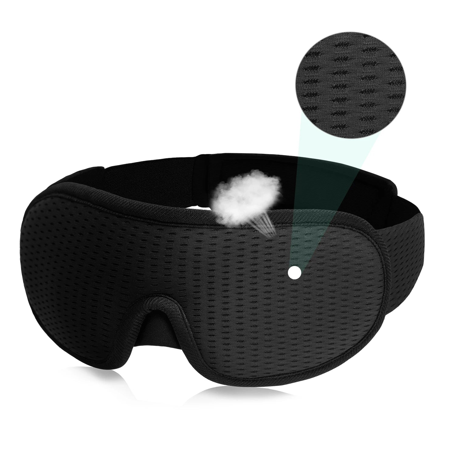 3D Padded Sleep Mask Eye Cover - yourelevatedwellness