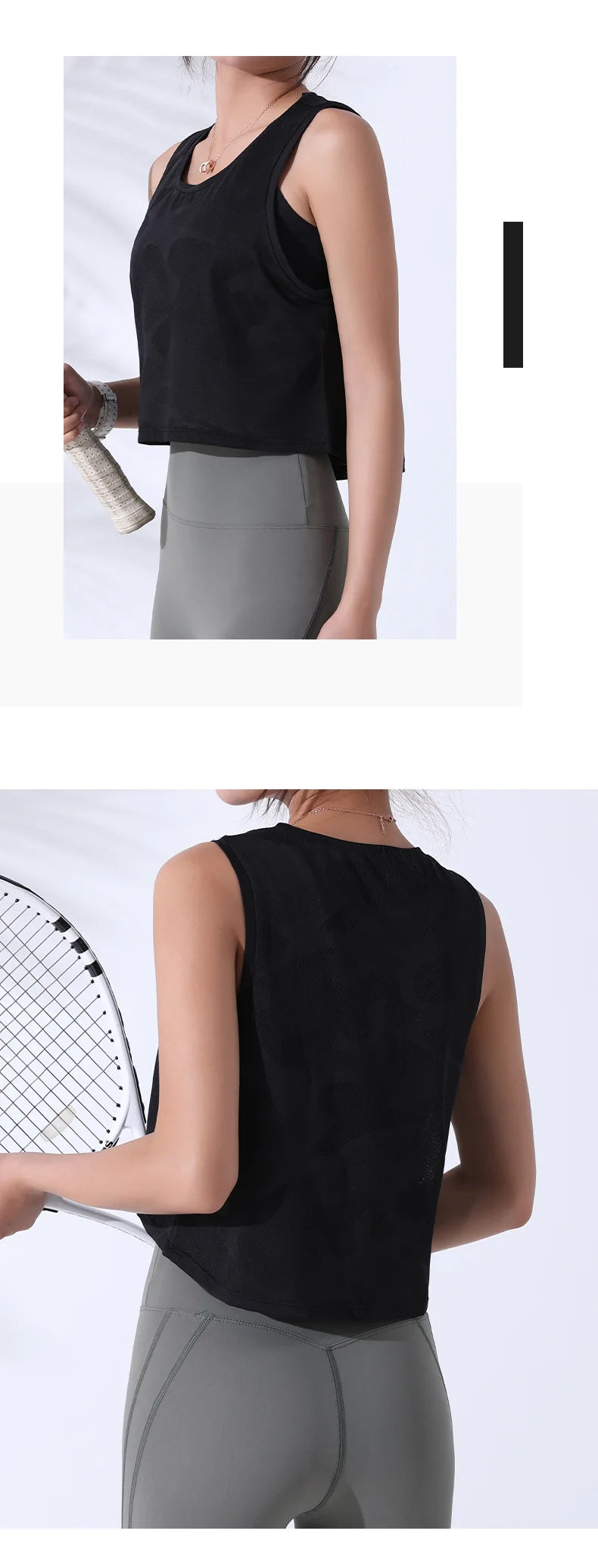 Women Camouflage Running Vest Fitness Crop Top Sleeveless Mesh Yoga Shirts Breathable Workout Gym Tank Tops Female Sportswear - yourelevatedwellness