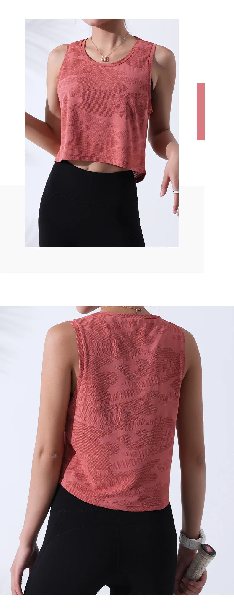 Women Camouflage Running Vest Fitness Crop Top Sleeveless Mesh Yoga Shirts Breathable Workout Gym Tank Tops Female Sportswear - yourelevatedwellness