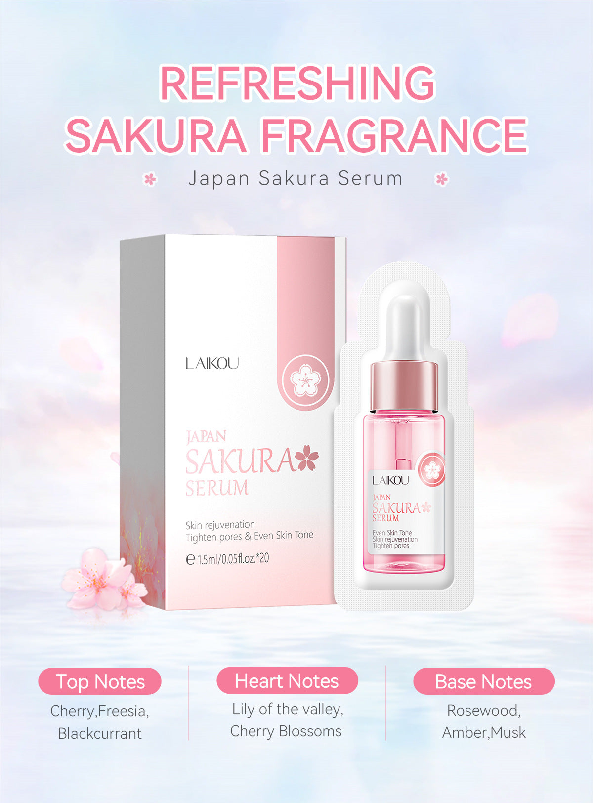 Sakura Whitening Anti-Aging Face Serum - yourelevatedwellness