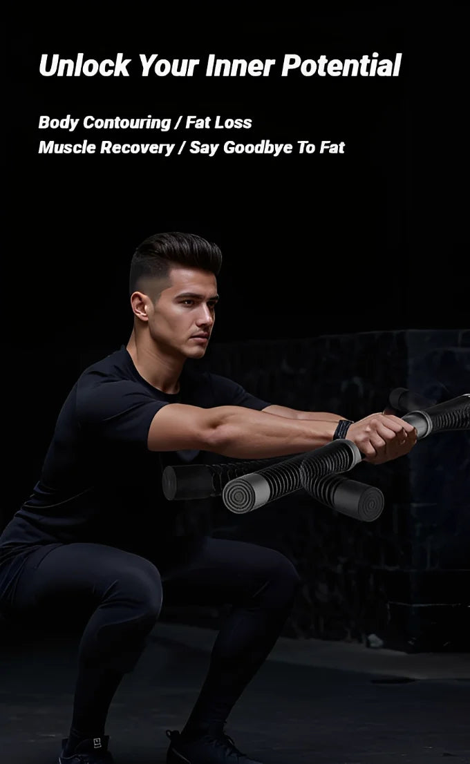 Ergonomic Strength Training Bar – Biceps & Triceps Muscle Trainer - yourelevatedwellness