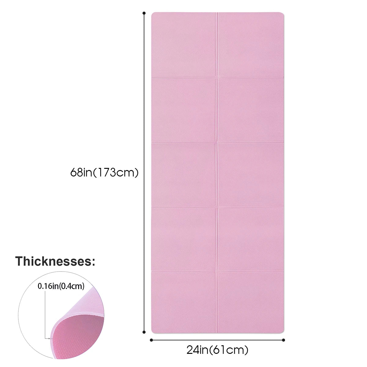 4mm EVA Anti-Slip Yoga & Fitness Mat - yourelevatedwellness