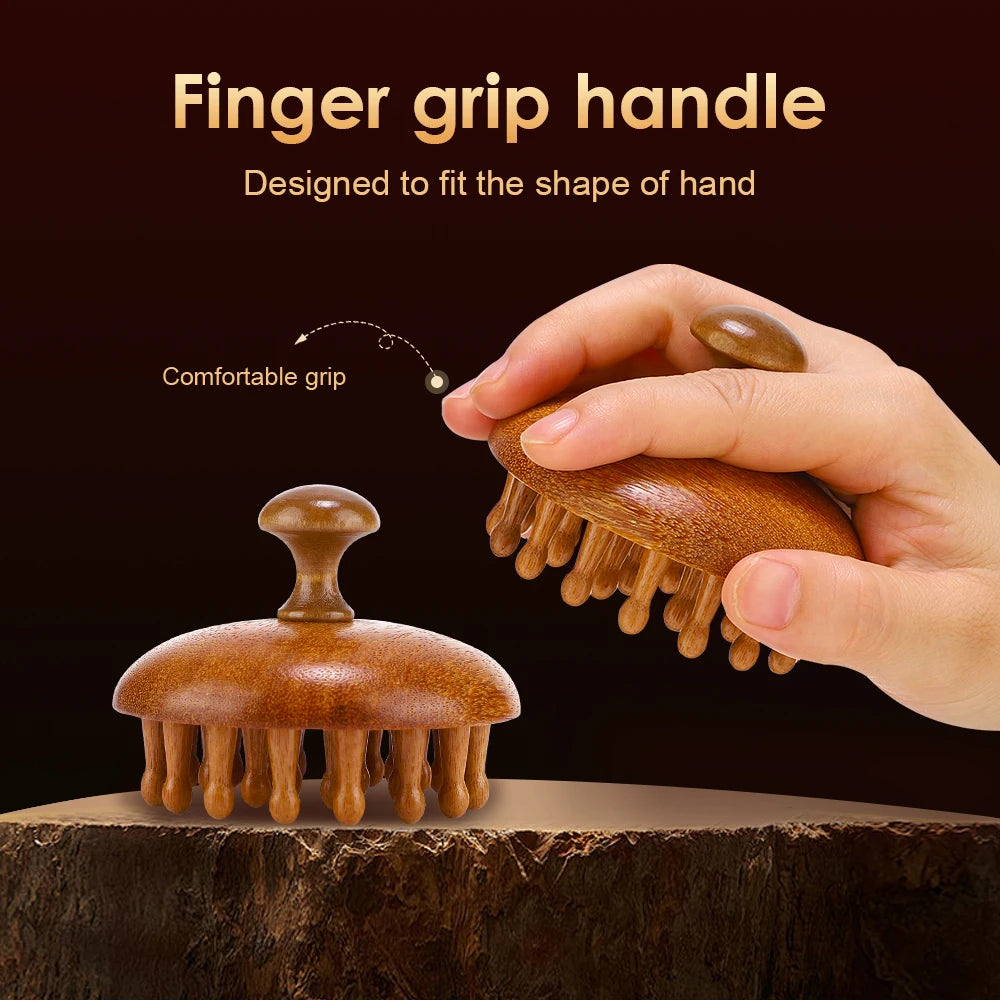 Multi-Functional Sandalwood Massage Comb - yourelevatedwellness