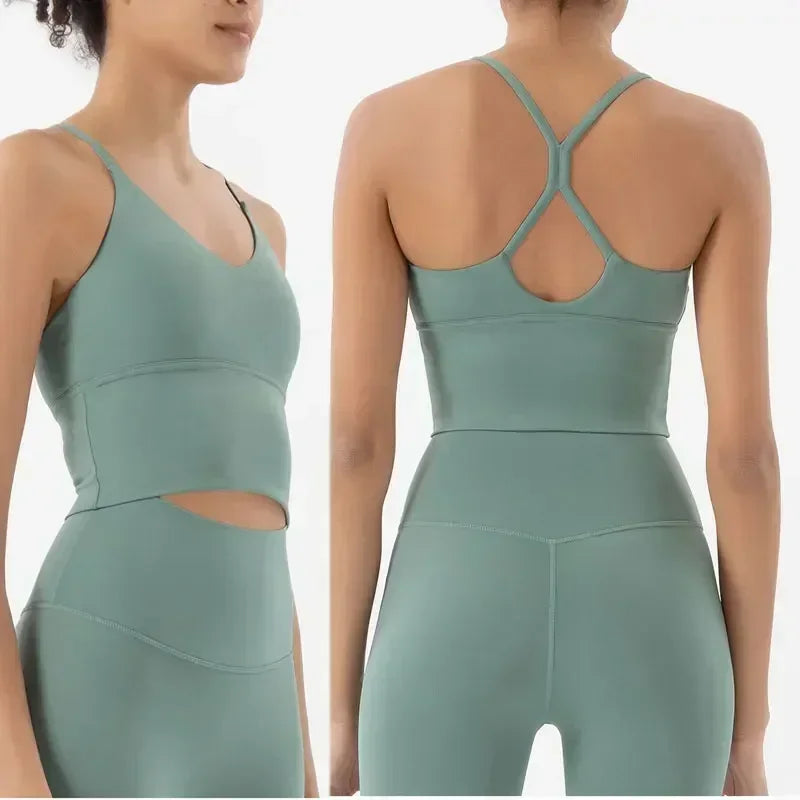 Women’s 2-Piece Gym Set – Sports Bra & Leggings - yourelevatedwellness
