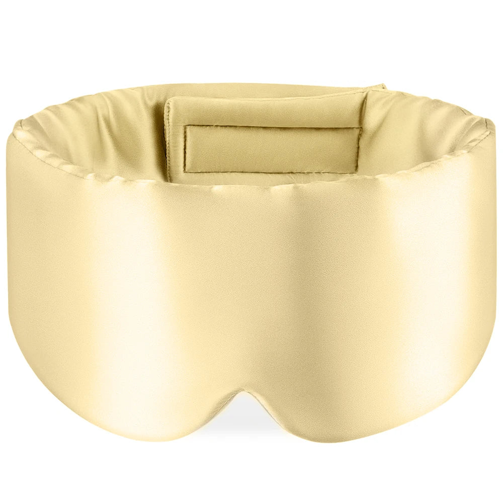 100% Mulberry Silk Sleep Mask Eyepatch - yourelevatedwellness
