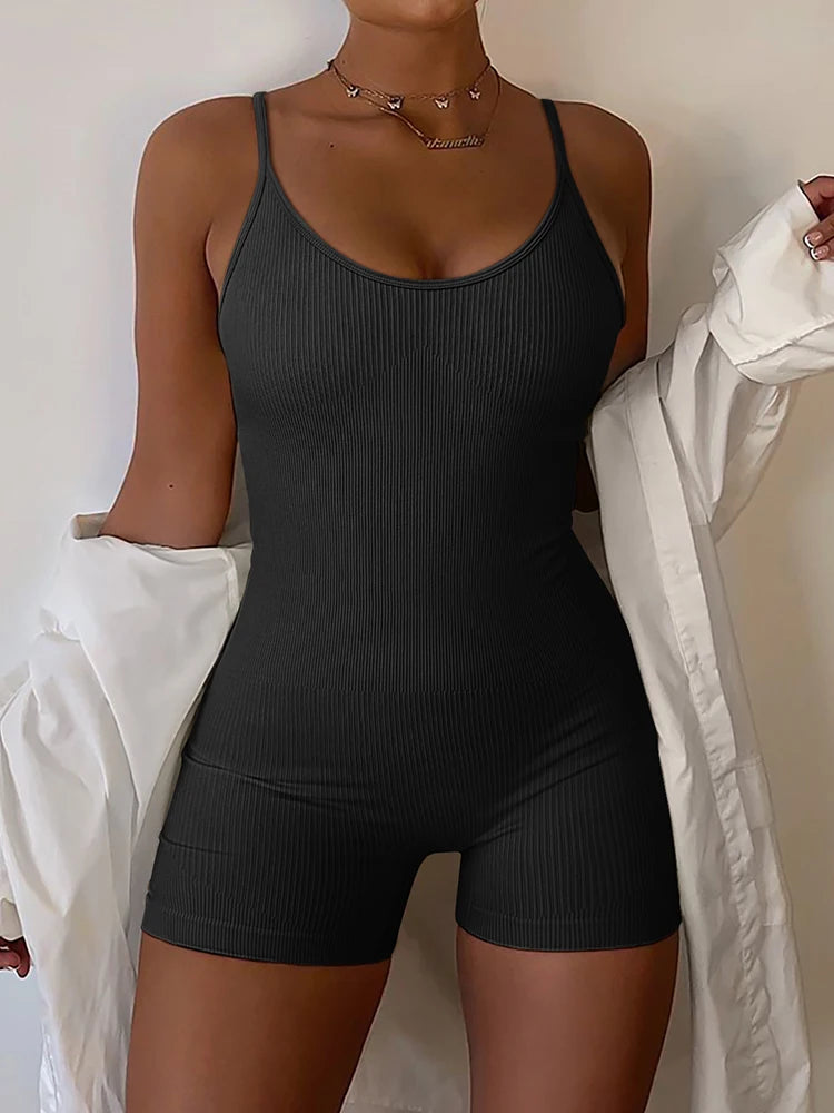 Women’s High-Waist Seamless Yoga Jumpsuit - yourelevatedwellness