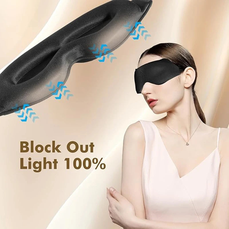 Sleep Eye Mask Weighted for Side Sleeper Men Women 3D Contoured Sleeping Mask No Eye Pressure 100% Blockout Soft Comfortable Eye yourelevatedwellness