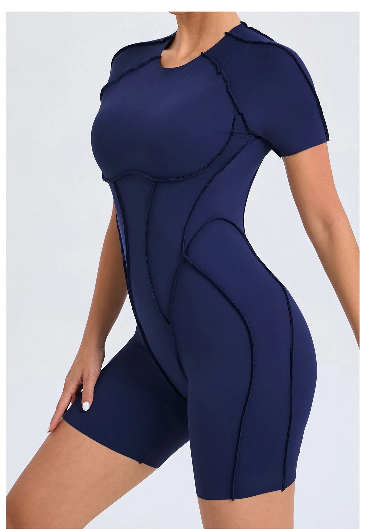 Women’s Backless Scrunch Booty Jumpsuit - yourelevatedwellness