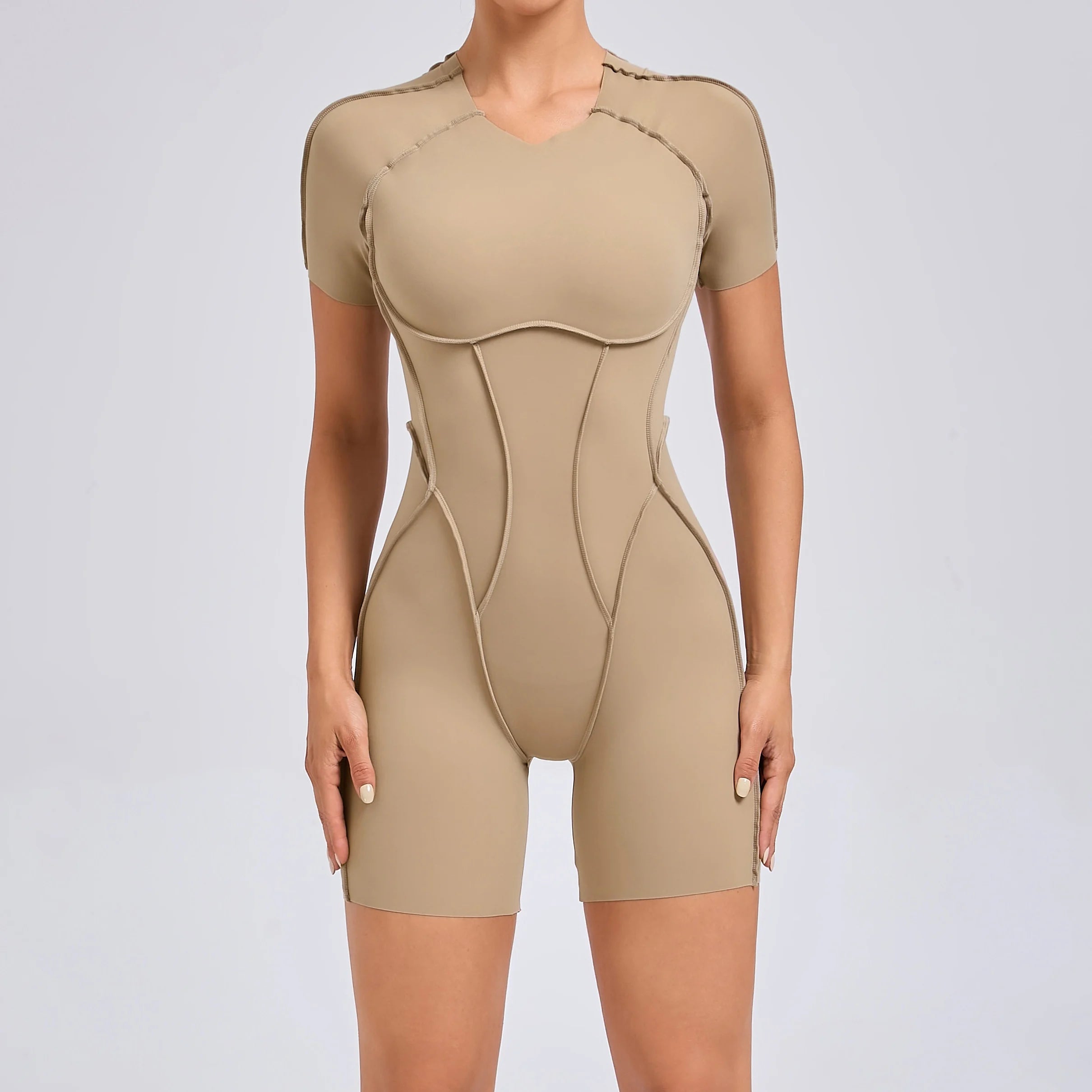 Women’s Backless Scrunch Booty Jumpsuit - yourelevatedwellness