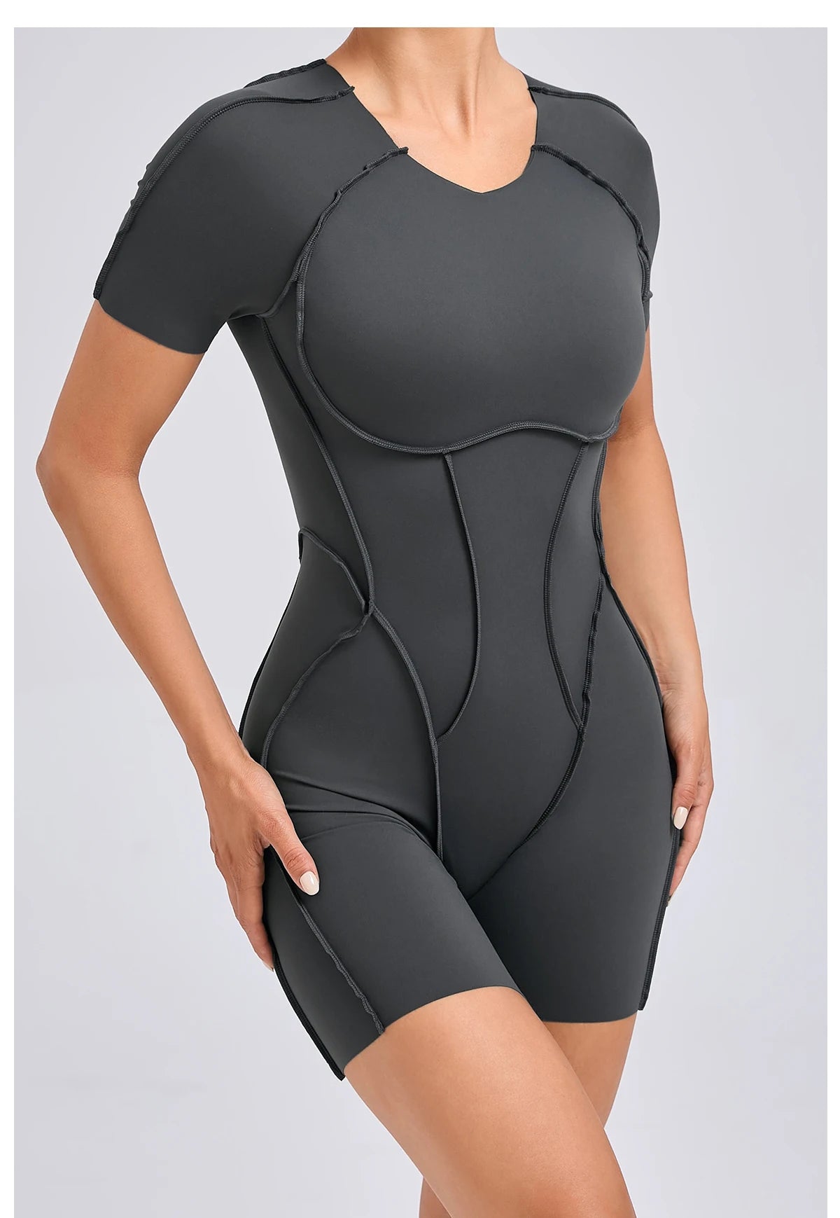 Women’s Backless Scrunch Booty Jumpsuit - yourelevatedwellness