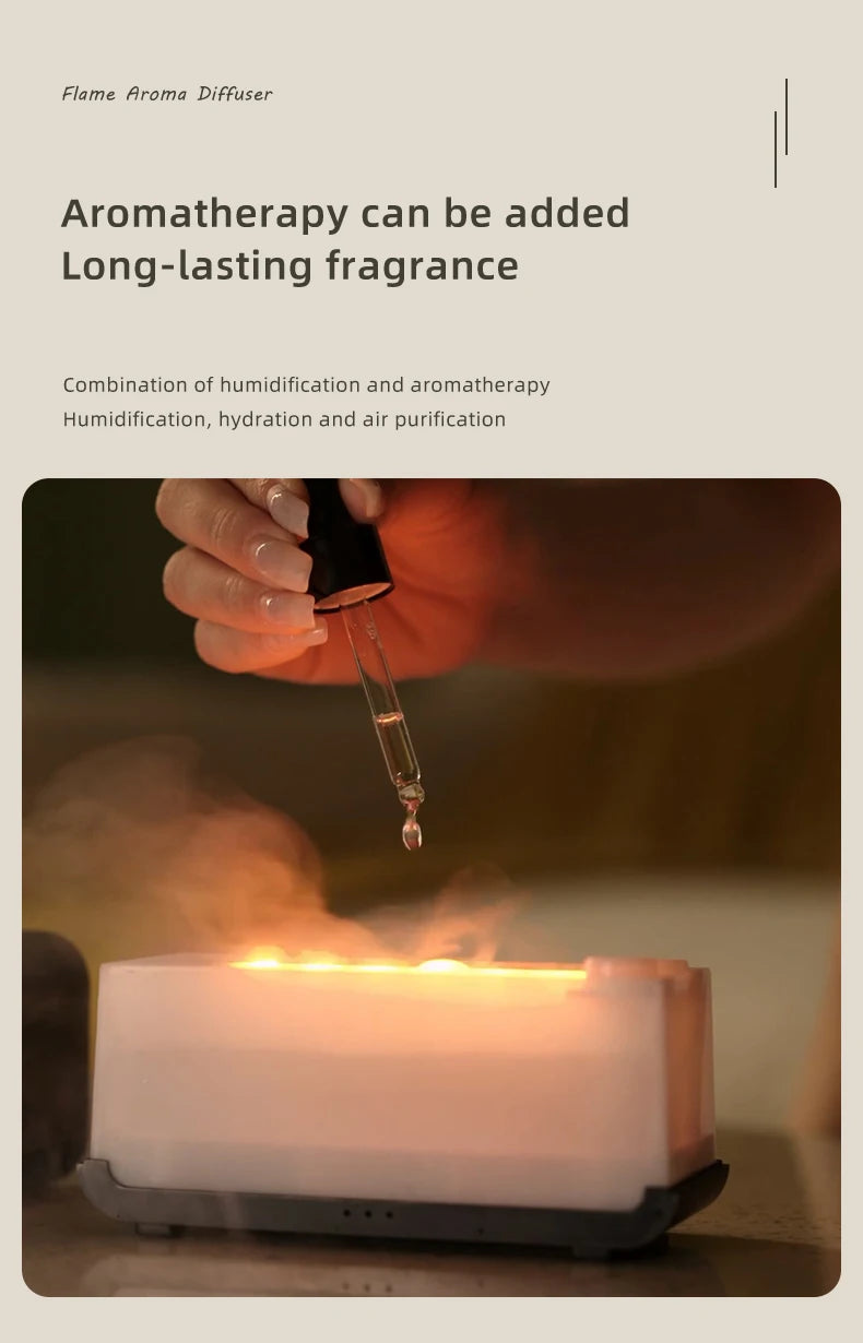 Mini Flame LED Aromatherapy Diffuser - yourelevatedwellness