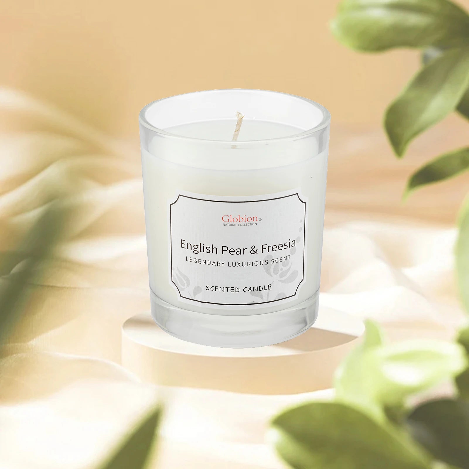 English Pear & Freesia Scented Aromatherapy Candle 7oz - yourelevatedwellness