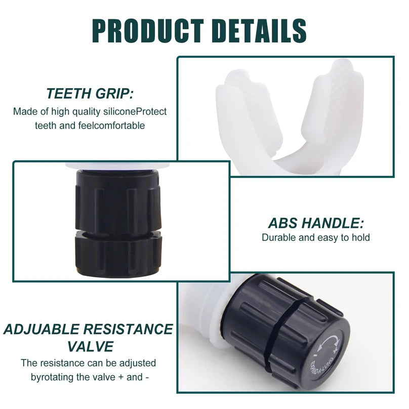 Breathing Trainer Lung Flexer – Fitness Respiratory Exerciser - yourelevatedwellness