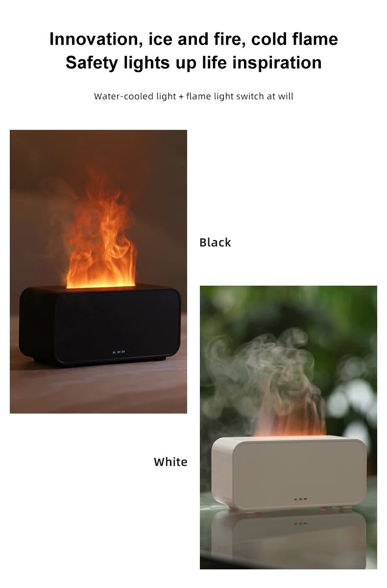 Mini Flame LED Aromatherapy Diffuser - yourelevatedwellness