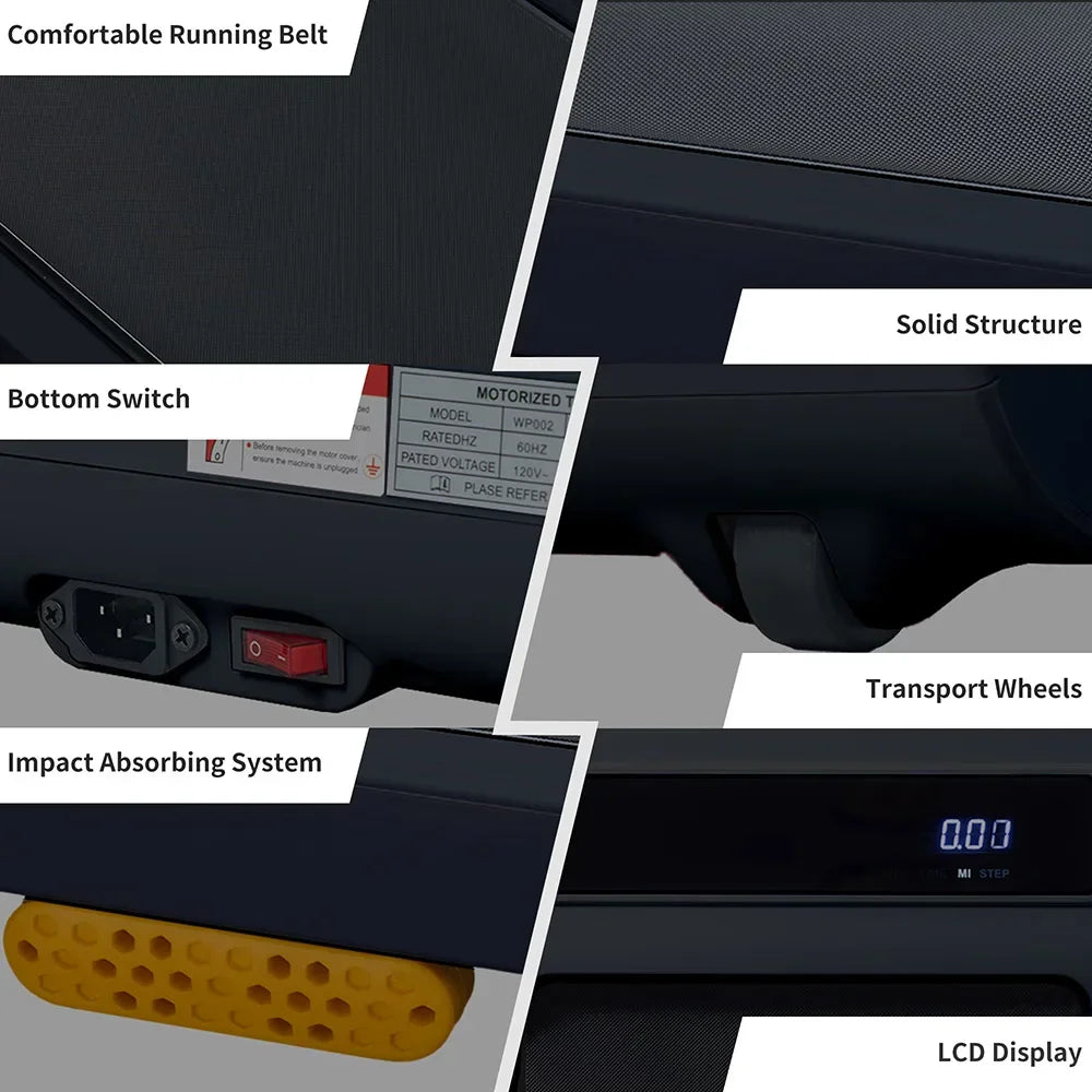 High-Efficiency Brushless Motor Treadmill - yourelevatedwellness