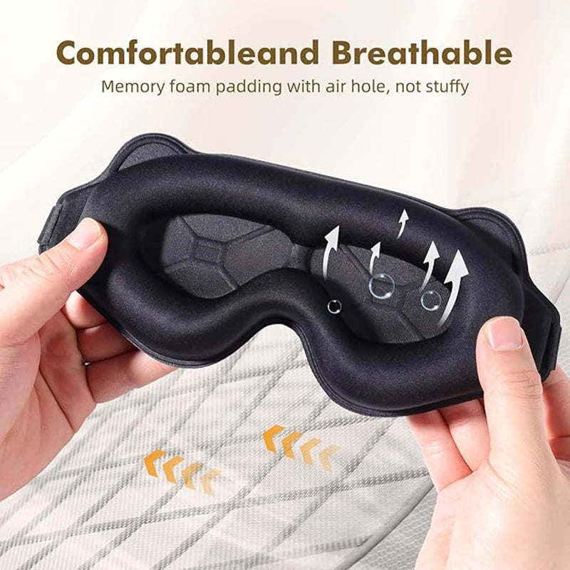 Sleep Eye Mask Weighted for Side Sleeper Men Women 3D Contoured Sleeping Mask No Eye Pressure 100% Blockout Soft Comfortable Eye yourelevatedwellness