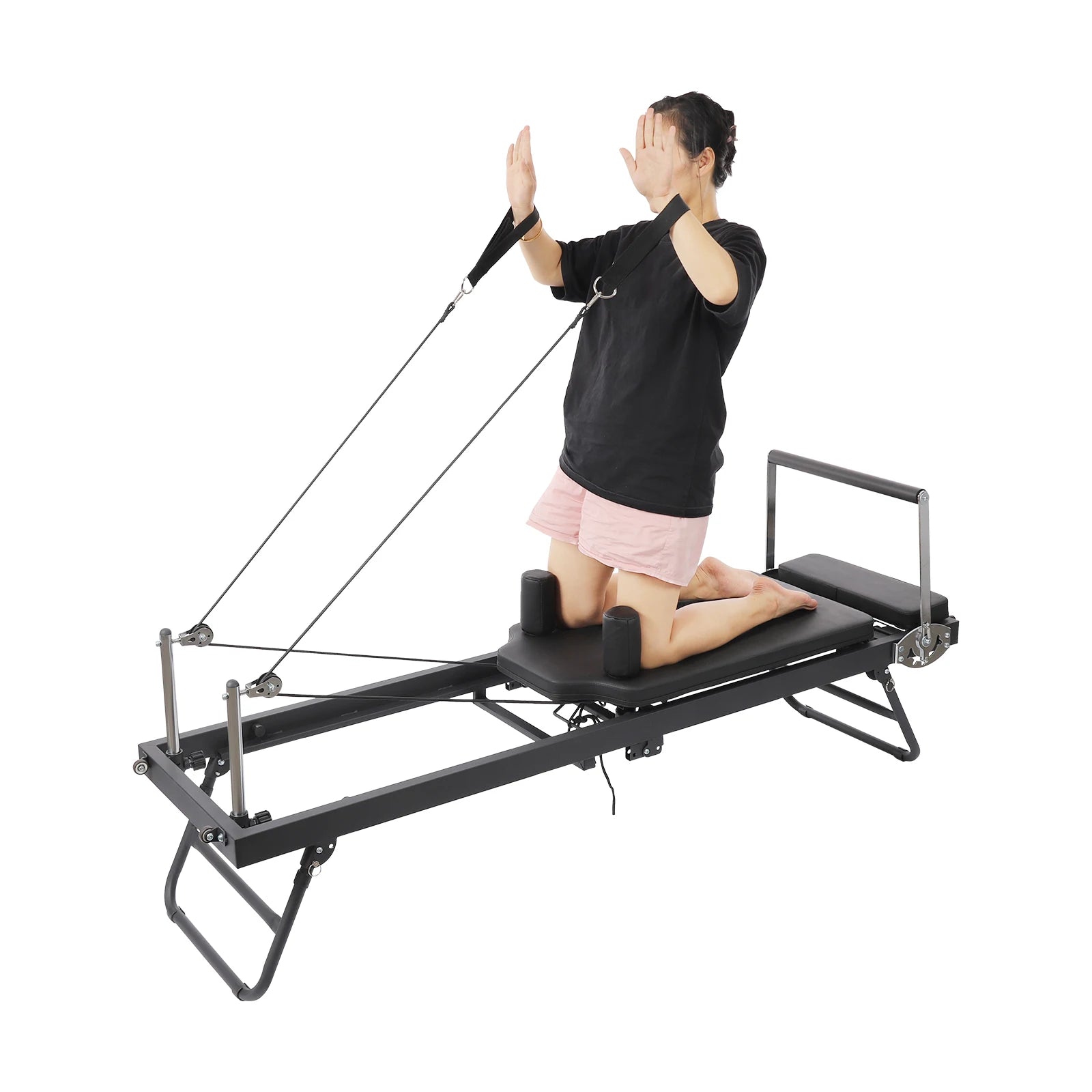 Foldable Steel Pilates Reformer Machine - yourelevatedwellness