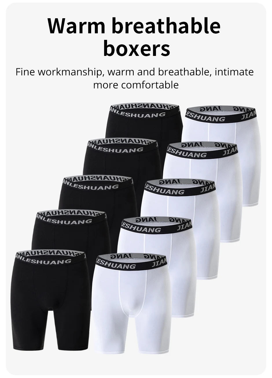 Men’s Plus-Size Sports Shorts – Elastic Waist Black & White (1/5 Pack) - yourelevatedwellness