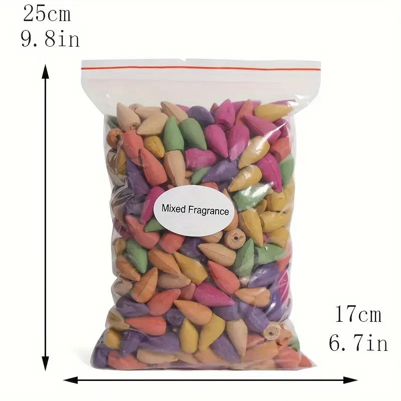 Mixed Scent Backflow Incense Cones for Yoga & Home - yourelevatedwellness