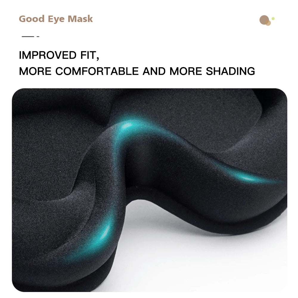 3D Memory Foam Sleep Mask Eye Cover - yourelevatedwellness