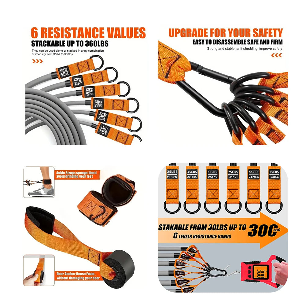 Heavy Duty Resistance Bands Set - yourelevatedwellness