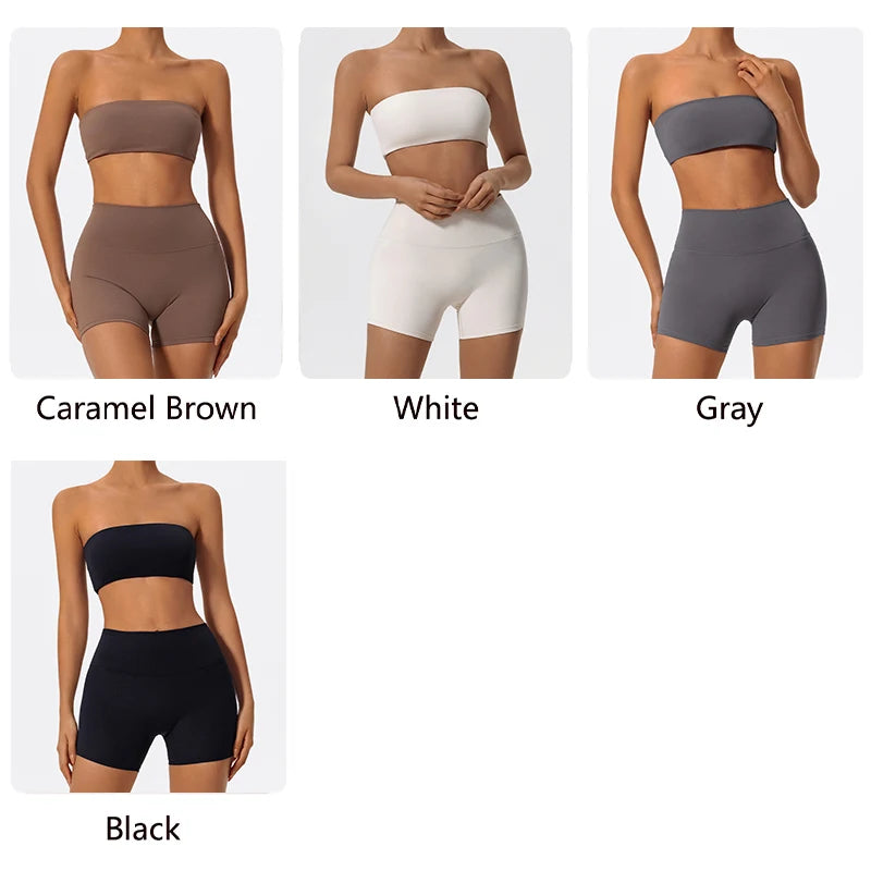 Women’s 2-Piece Strapless Fitness Set - yourelevatedwellness
