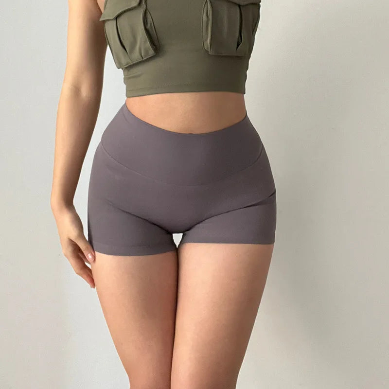 GymHUB Women’s High-Waist Hip-Lift Yoga Shorts - yourelevatedwellness