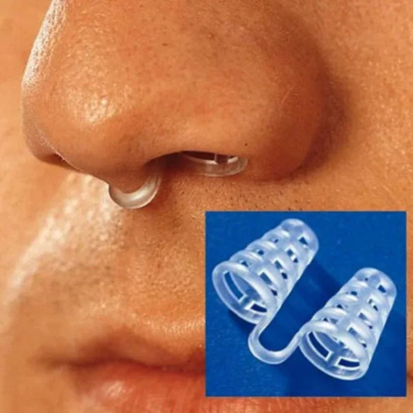 2-Pcs Anti-Snoring Nose Clip – Breathe Easy Sleep Aid - yourelevatedwellness