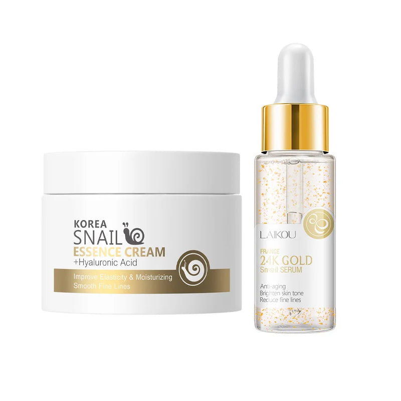 Snail Collagen Face Cream Facial Serum Firming Nourishing Moisture Repair Face Damaged Lift Firm Smooth Skin Korean Skin Care yourelevatedwellness