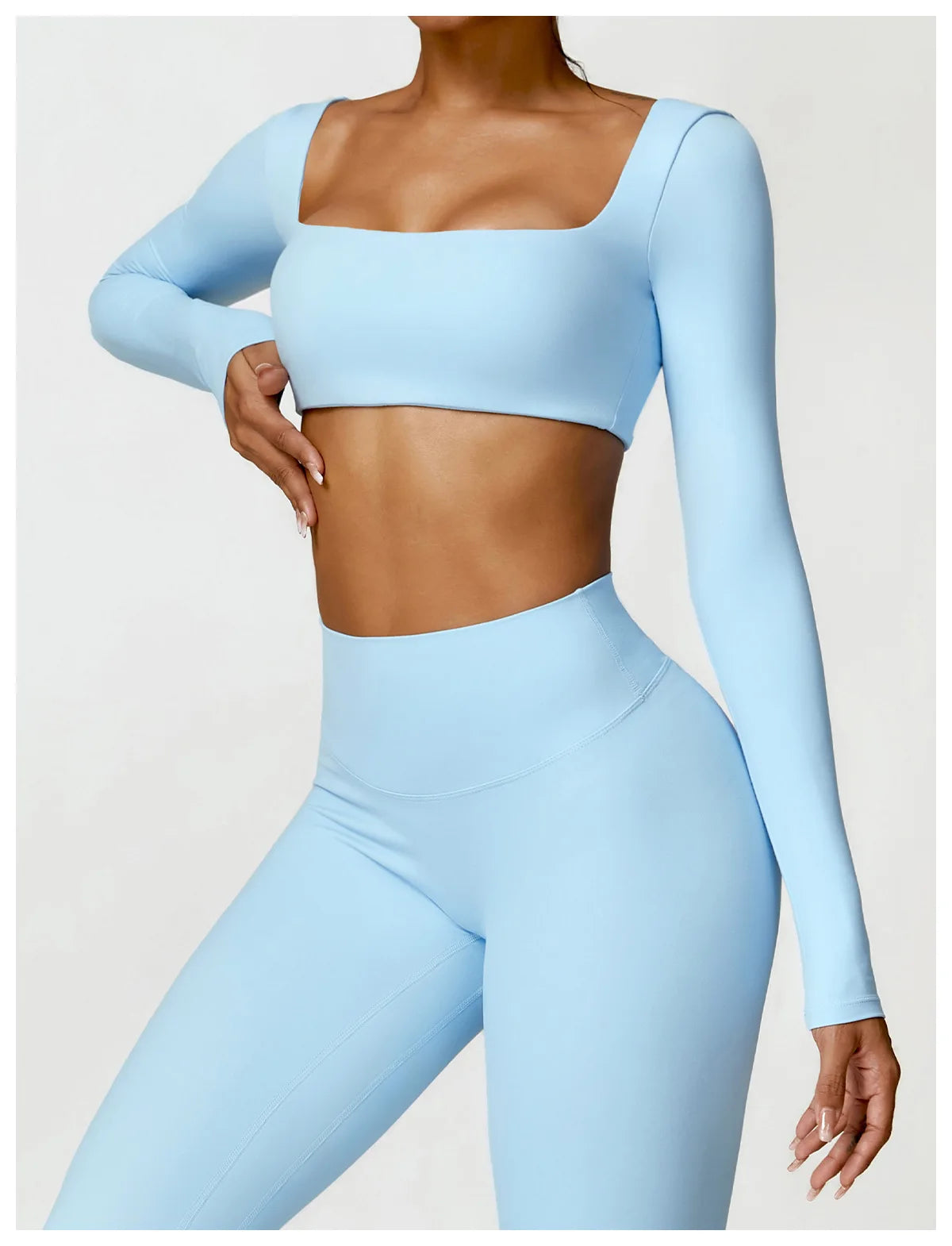 Women’s Quick-Dry Square Neck Gym Top - yourelevatedwellness