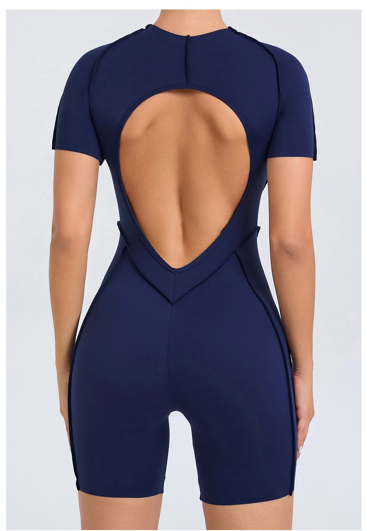 Women’s Backless Scrunch Booty Jumpsuit - yourelevatedwellness