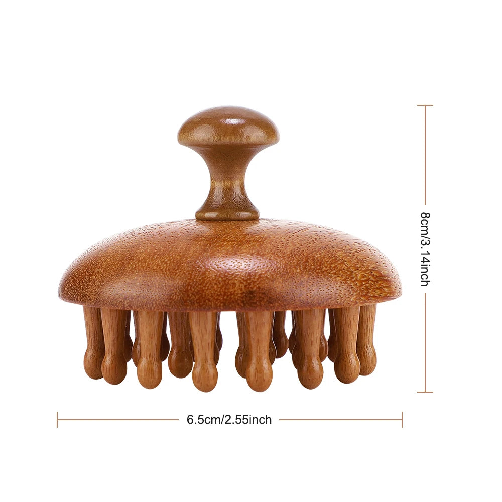 Multi-Functional Sandalwood Massage Comb - yourelevatedwellness