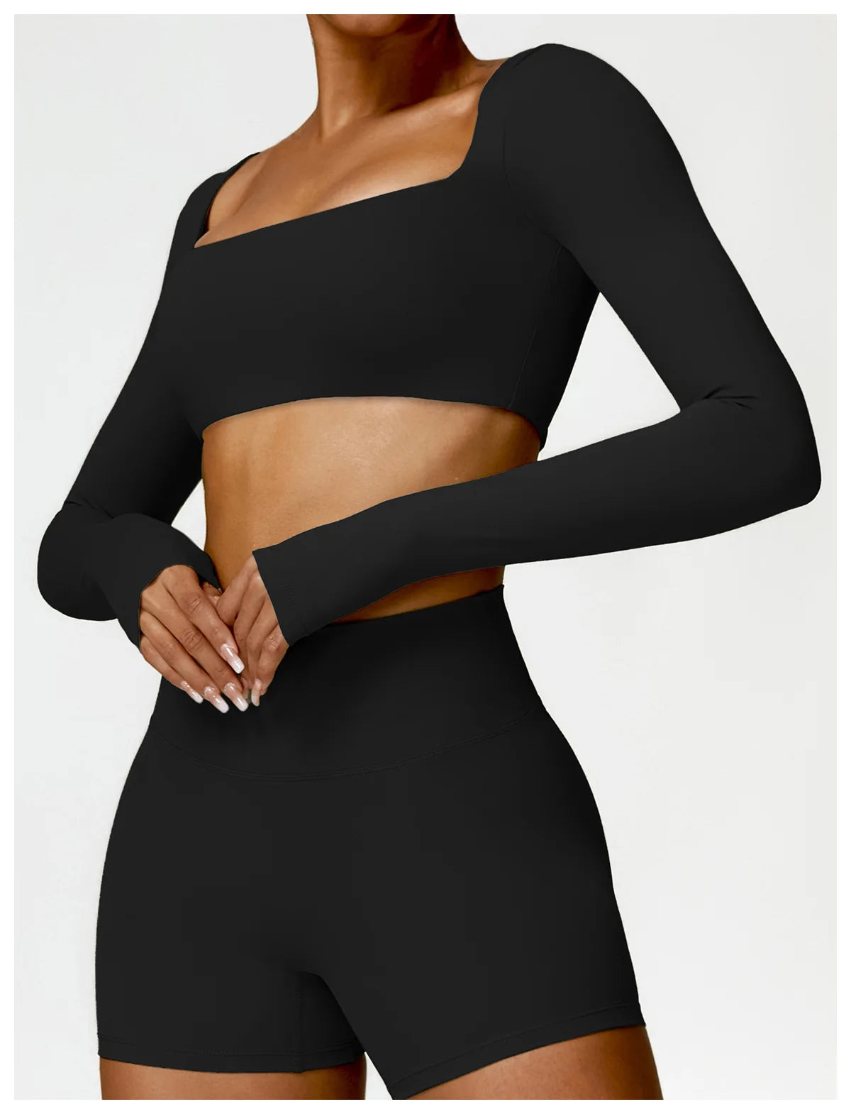 Women’s Quick-Dry Square Neck Gym Top - yourelevatedwellness