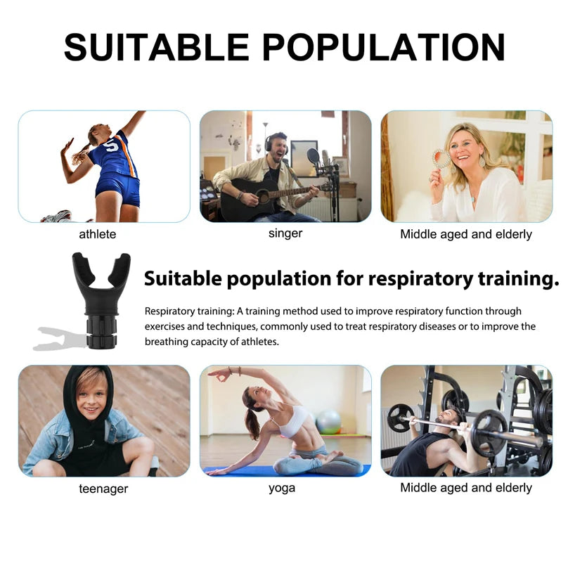 Breathing Trainer Lung Flexer – Fitness Respiratory Exerciser - yourelevatedwellness