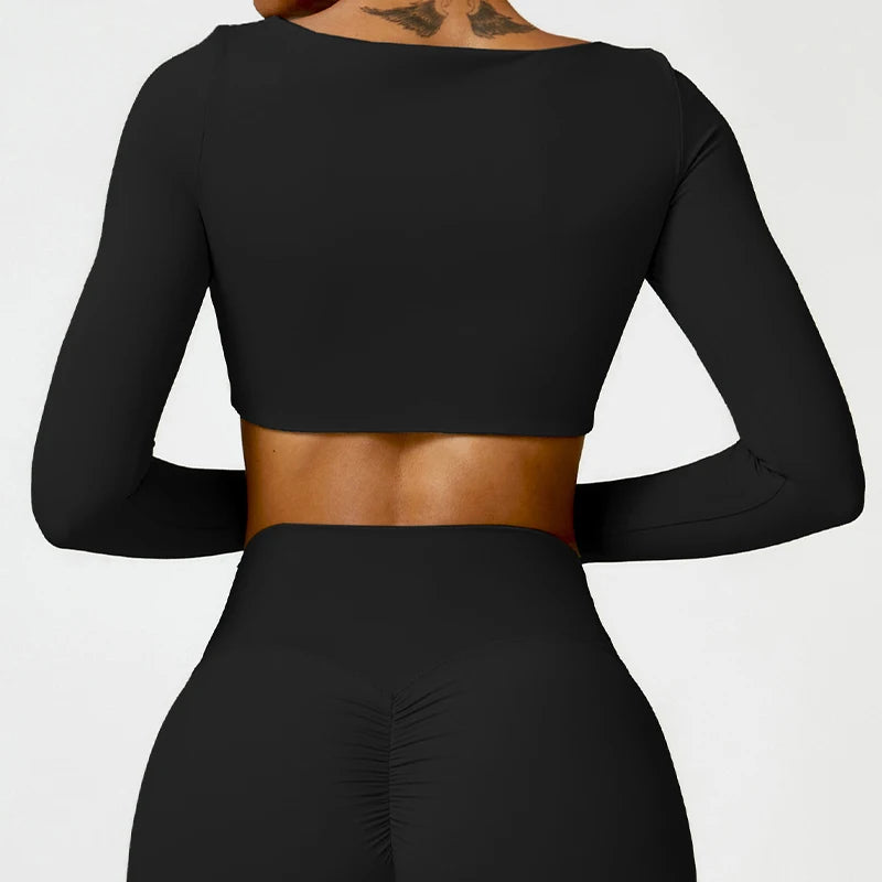 Women’s Quick-Dry Square Neck Gym Top - yourelevatedwellness