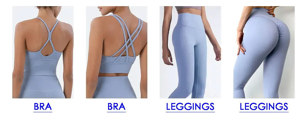 Women’s 2-Piece Gym Set – Sports Bra & Leggings - yourelevatedwellness