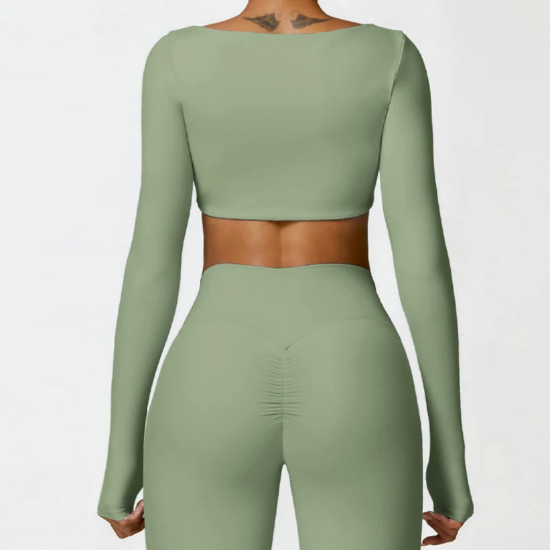 Women’s Quick-Dry Square Neck Gym Top - yourelevatedwellness