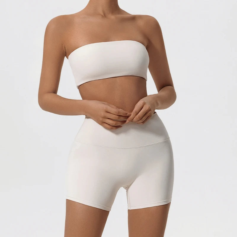 Women’s 2-Piece Strapless Fitness Set - yourelevatedwellness