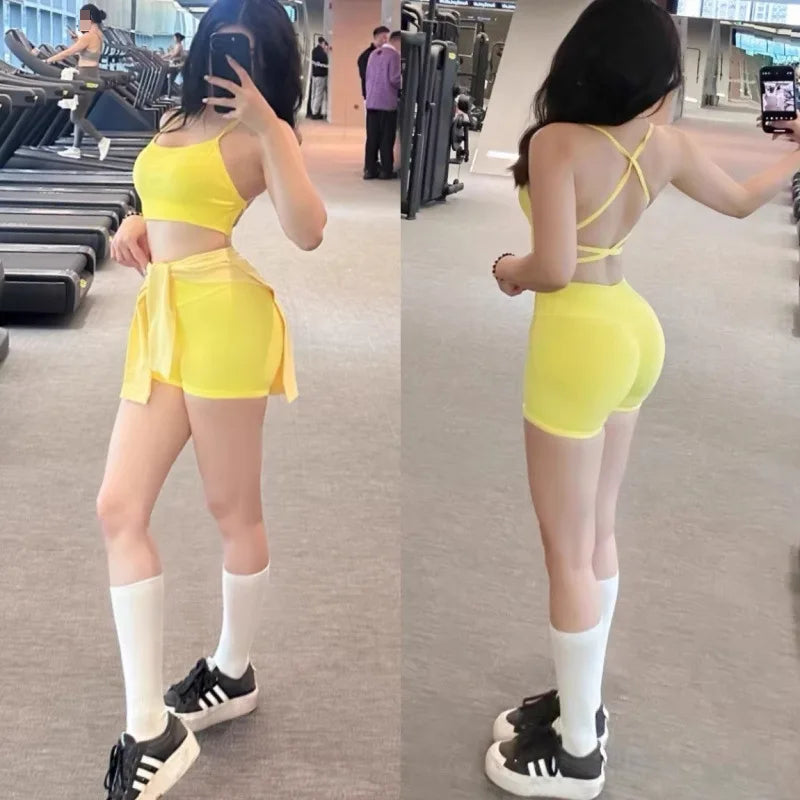 Women’s High-Waist Seamless Fitness Shorts - yourelevatedwellness