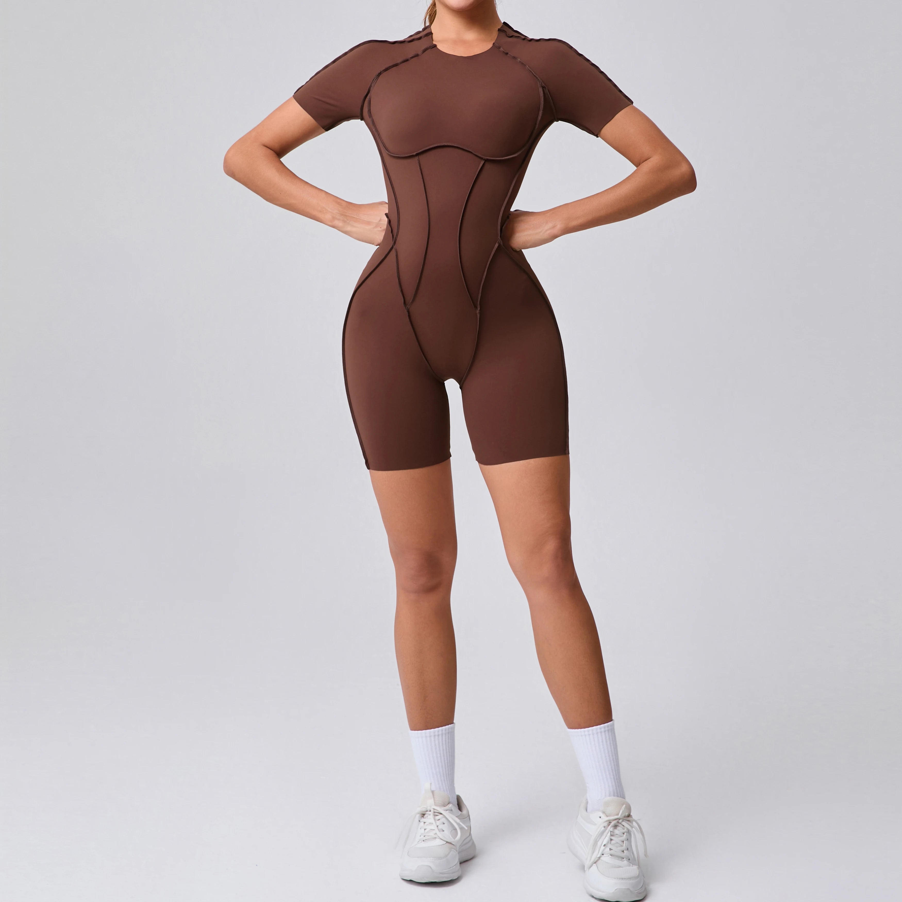 Women’s Backless Scrunch Booty Jumpsuit - yourelevatedwellness