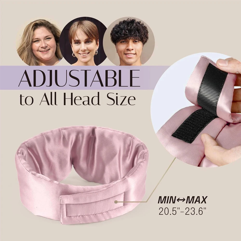 100% Mulberry Silk Sleep Mask Eyepatch - yourelevatedwellness