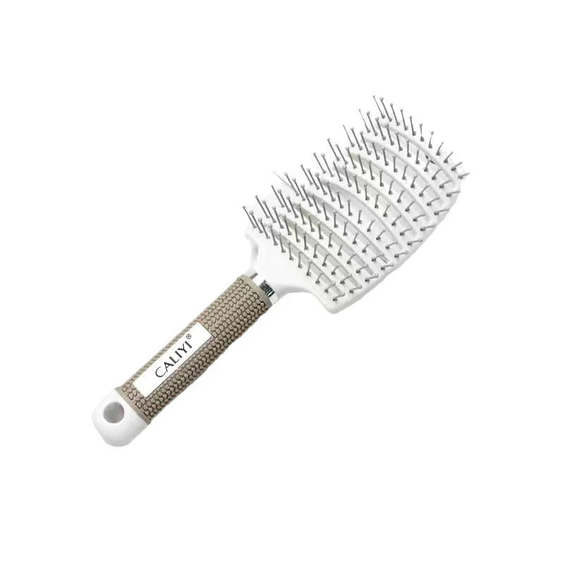 Hair Comb Brush Professional Curved Vented Brush for Faster Blow Drying Paddle Detangling Brush for Wet Dry Curly Straight Hair yourelevatedwellness