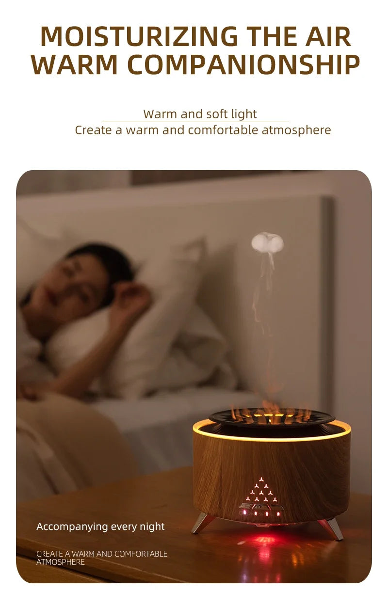 350ml Jellyfish Essential Oil Diffuser for Large Rooms - yourelevatedwellness