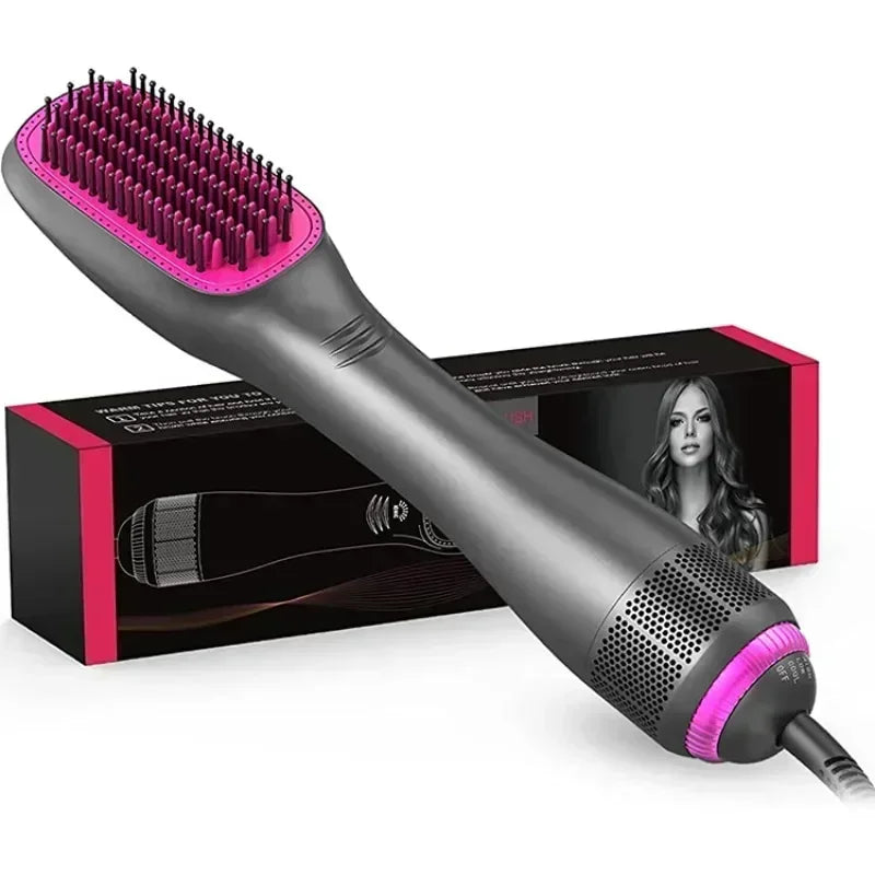 Hair Dryer Brush 3 In 1 Hot-Air Brushes 1200 W Powerful Ceramic Tourmaline Ionic Hair Straightener for All Hair Types electric yourelevatedwellness