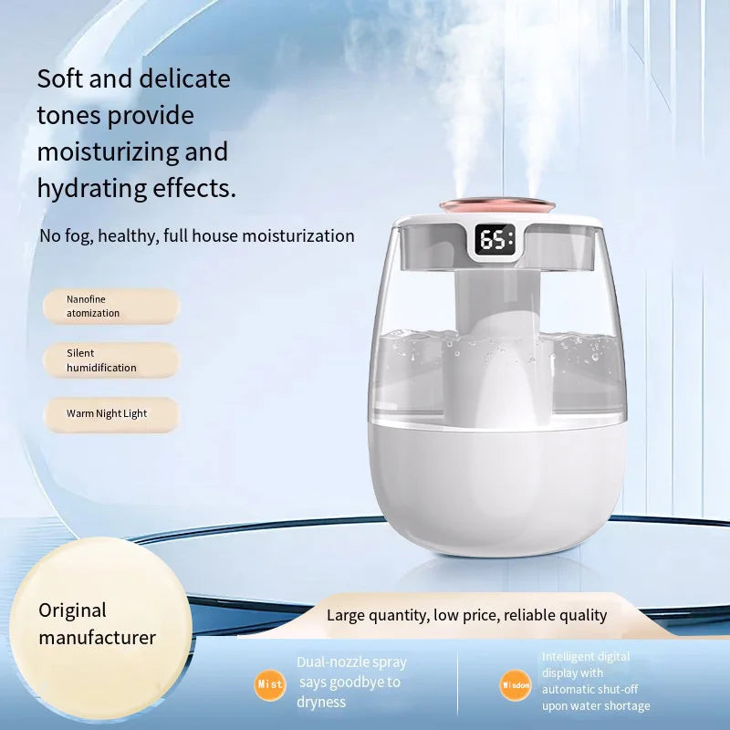 USB Aroma Air Humidifier – Double Spray Oil Diffuser with Light - yourelevatedwellness