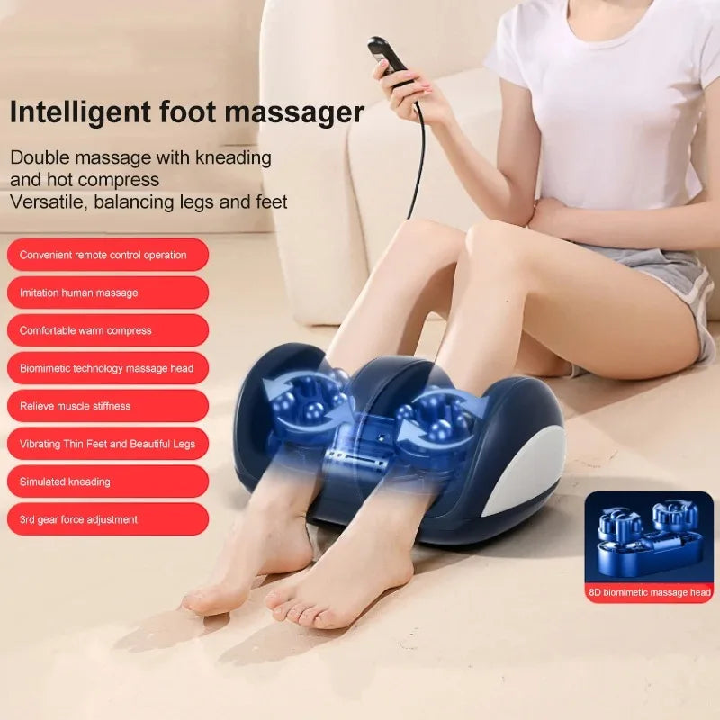 Extra-Large Electric Shiatsu Foot & Calf Massager with Heat - yourelevatedwellness