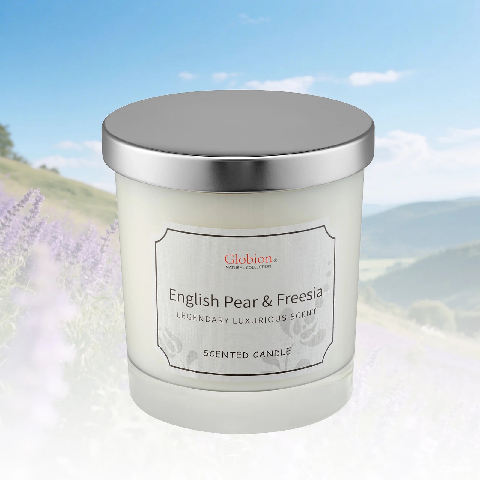 English Pear & Freesia Scented Aromatherapy Candle 7oz - yourelevatedwellness