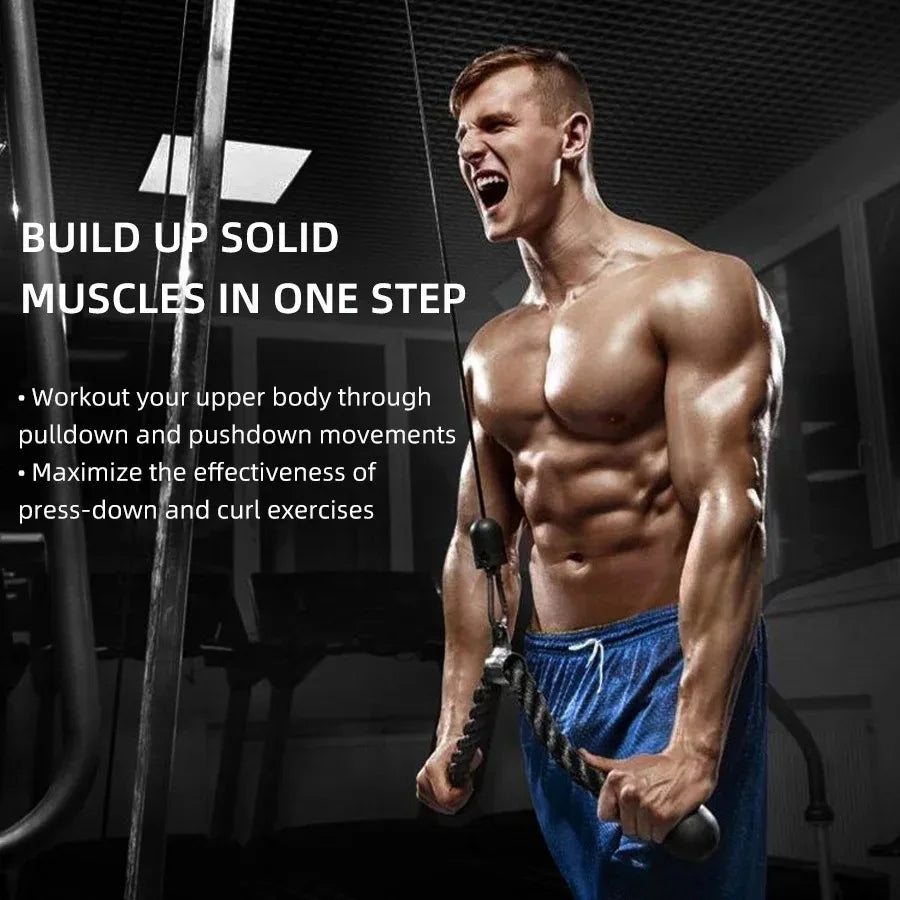 Triceps & Back Workout Rope Handle - yourelevatedwellness