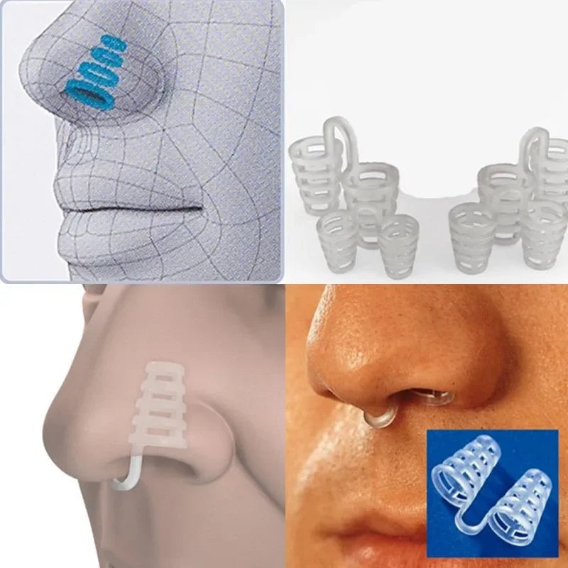 2-Pcs Anti-Snoring Nose Clip – Breathe Easy Sleep Aid - yourelevatedwellness