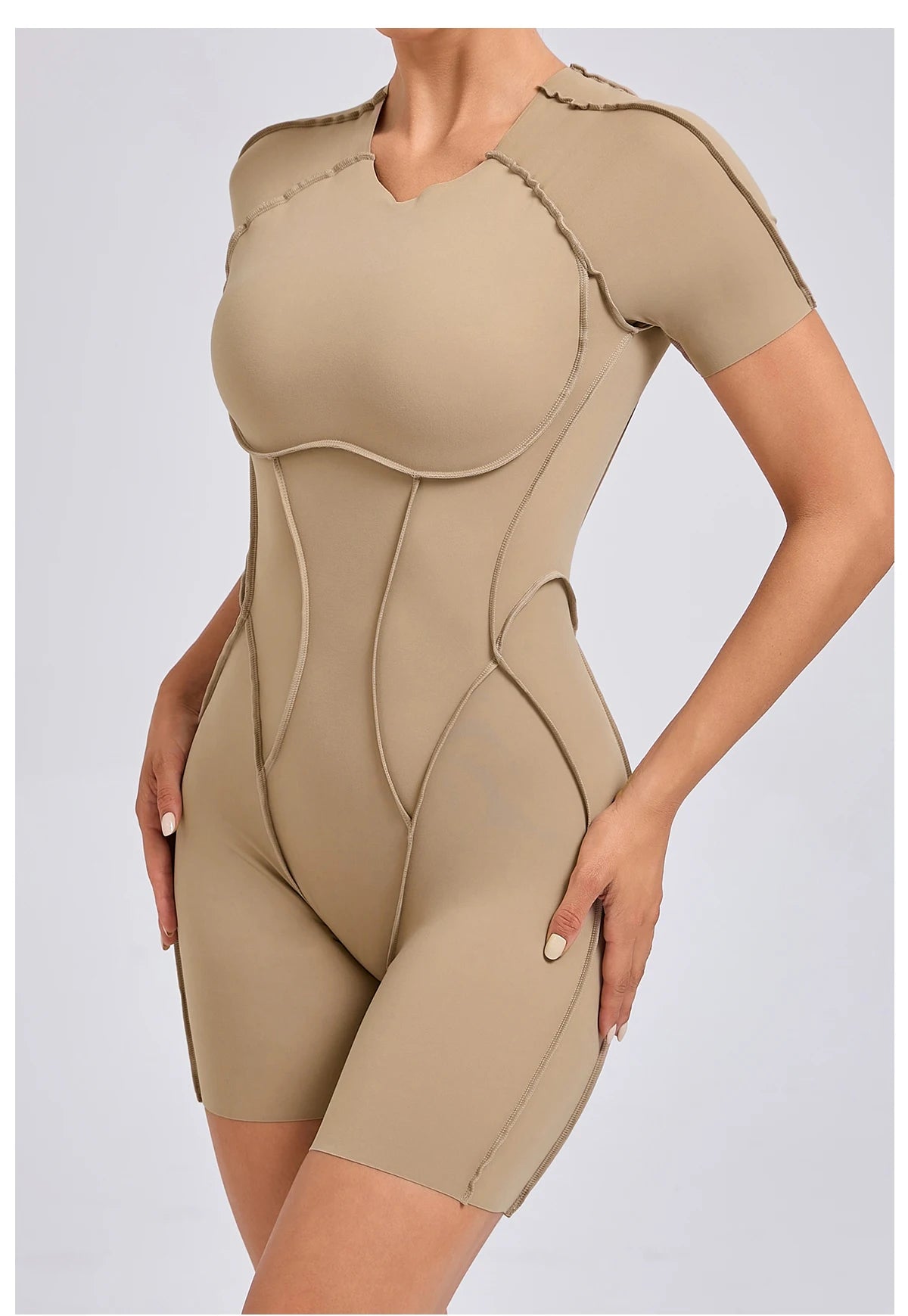 Women’s Backless Scrunch Booty Jumpsuit - yourelevatedwellness